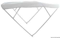 Bimini Djup 4-båge parasoll 165/175 cm vit