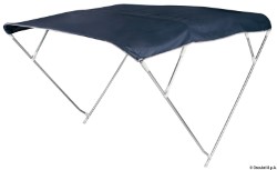 Bimini Depth 4-łukowy parasol przeciwsłoneczny 205/215 cm niebieski granatowy