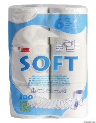 Aqua Soft υδατοδιαλυτό χαρτί υγείας 6 τμχ.