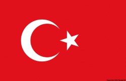 Flagge Türkey 30 x 45 cm 
