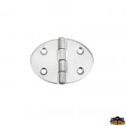 AISI 316 stainless steel hinge 78x56 mm