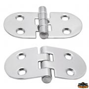 Stainless steel hinge straight model