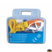 Safety line elastic with 2 snap hooks