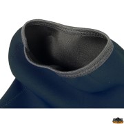 Blau / schwarze Doubleface Neopren Fender Cover Socken für majoni mod.sf3