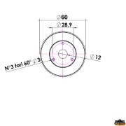 Halogen 360 anchor light aisi 316 height 60 mm