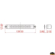 Flush mounting led light 6 led