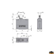 Dual pole AC circuit breaker ETA-A 20