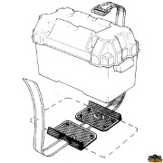 Doppelplatte für Batteriekasten und tragbaren Tank