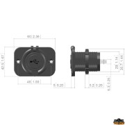 Voltmeter socket