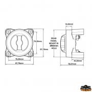 Dual circuit battery switch Maxi 350A