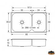 Double sink 520x320