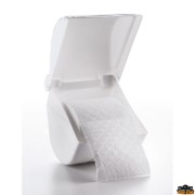 Toilettenpapierständer wasserdicht weiß 130x150 mm