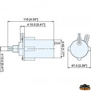 Pump for sink and shower 12V 400 Lt/h